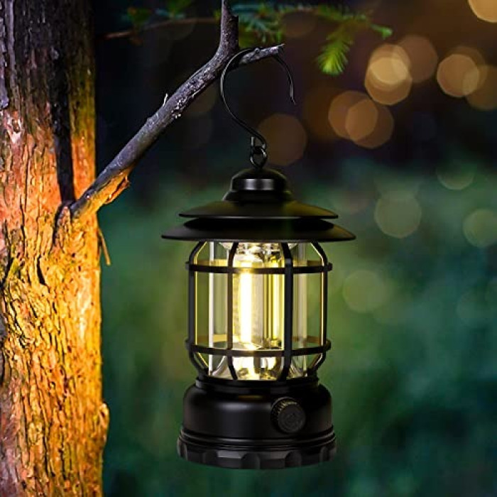 Retro Camping Lamp Rechargeable