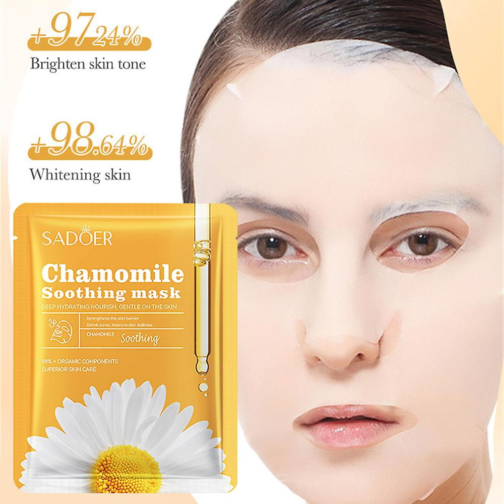 SADOER Chamomile Soothing Facial Mask (5 Piece) - Image 2