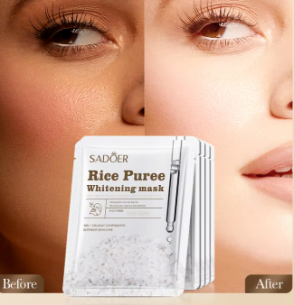 SADOER Rice Puree Whitening Mask (5 Piece) - Image 3