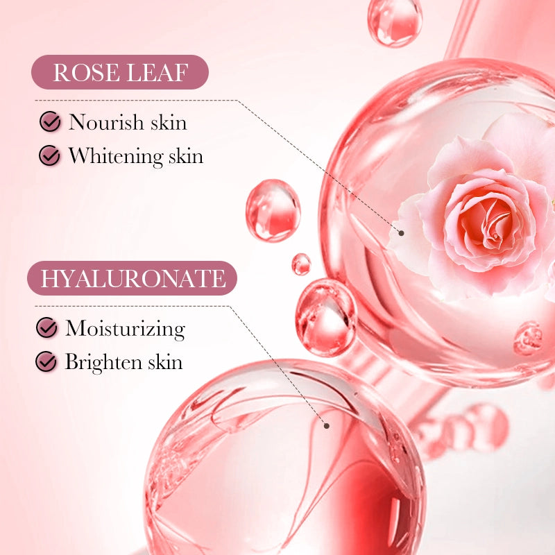 SADOER Real Rose Moisturizing Facial Mask (5 Piece) - Image 2